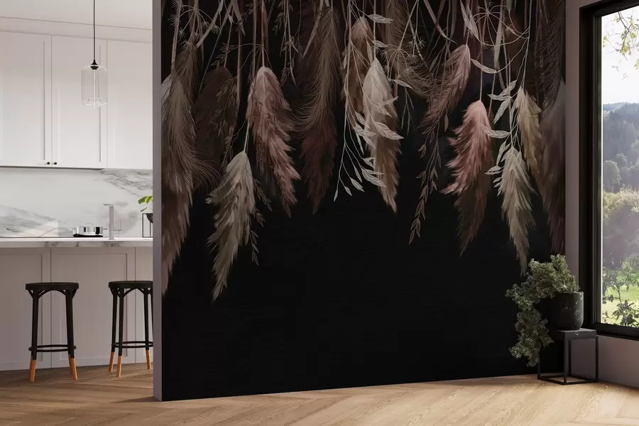 Fototapetes Kaltēti ziedu ziedi w04253v1