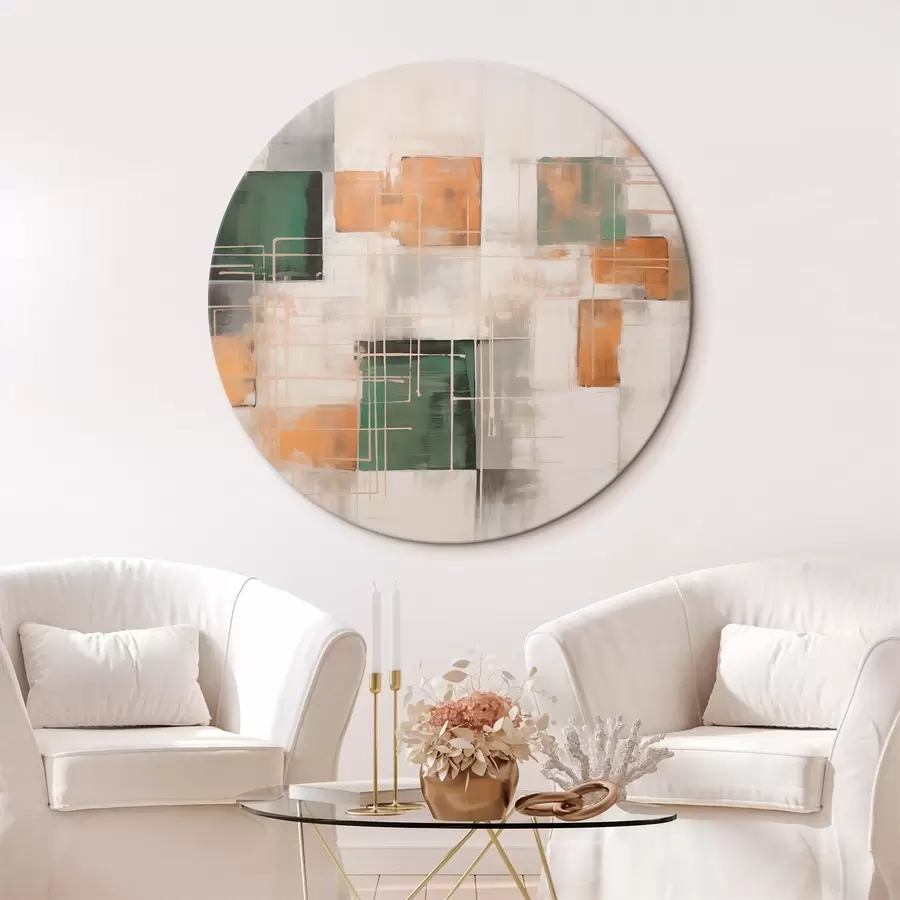 Glezna Ģeometriskā abstrakcija r45121