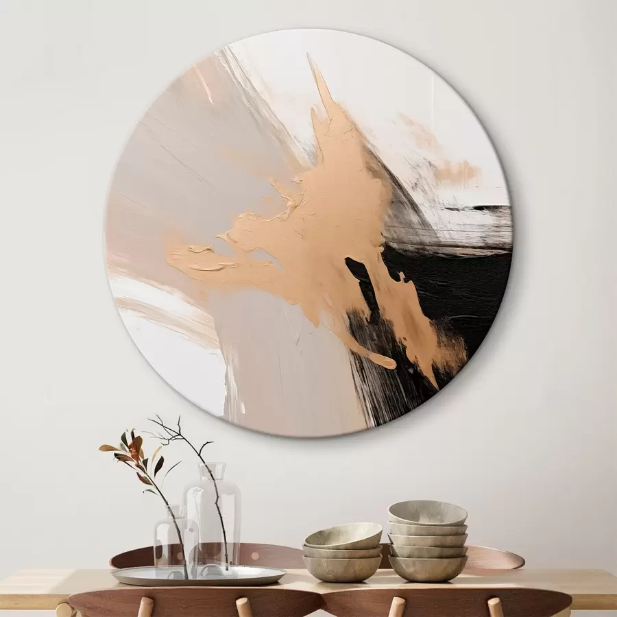 Glezna Dinamiska abstrakcija, kas imitē otas triepienus r45126