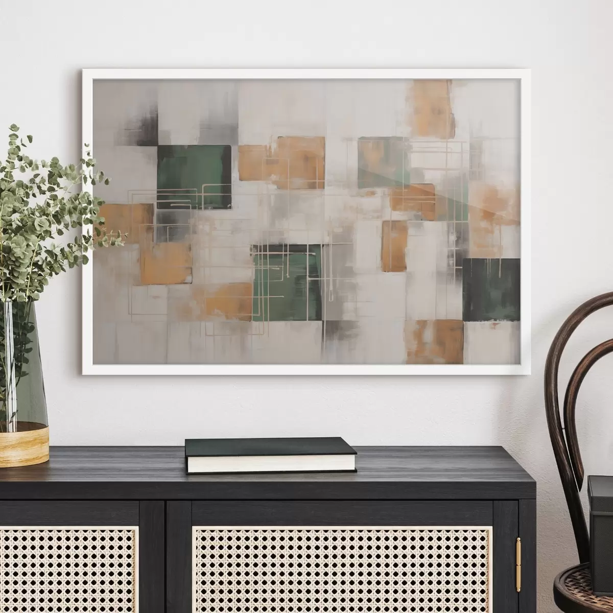 Plakāts Ģeometriskā abstrakcija f45121