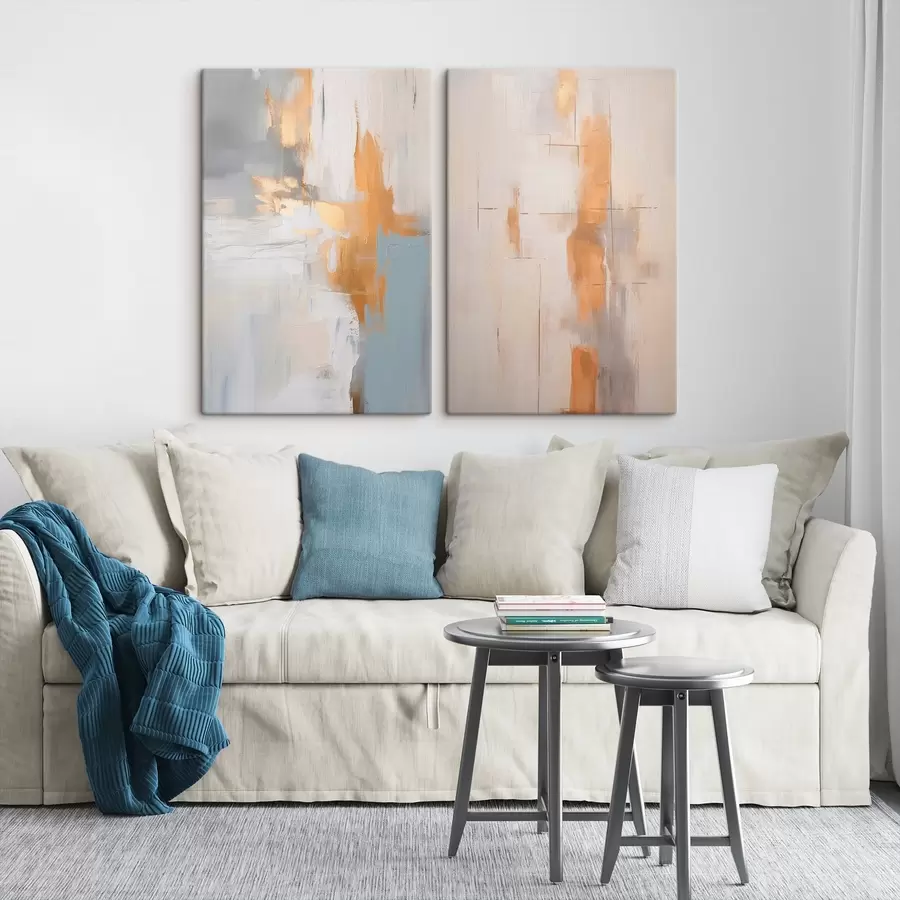 Glezna Glezniecības imitācija ar abstraktiem triepieniem ar otu m00502