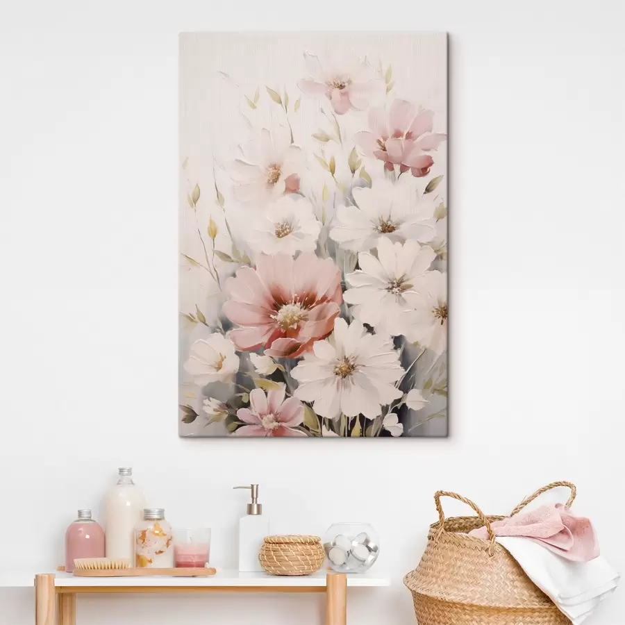 Glezna Maiga ziedu imitācija glezniecība s45119