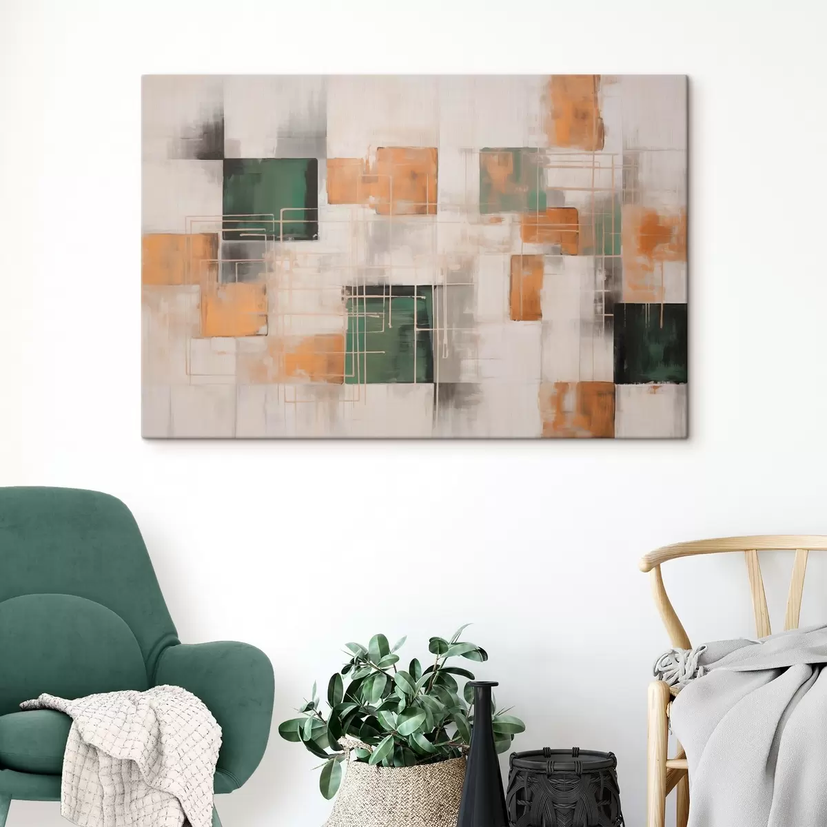 Glezna Ģeometriskā abstrakcija s45121