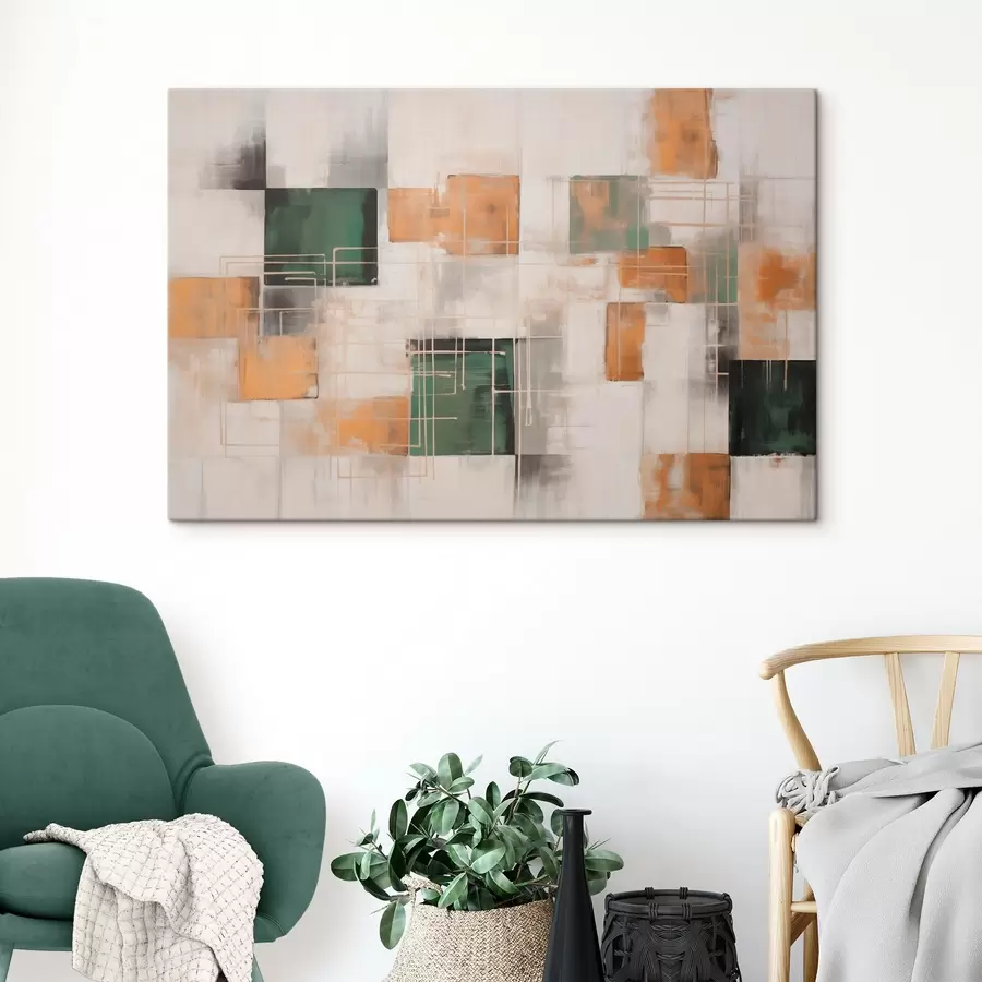 Glezna Ģeometriskā abstrakcija s45121
