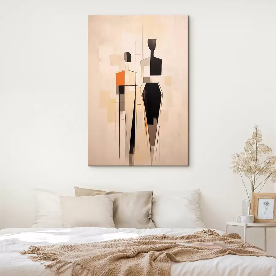 Glezna Abstrakti silueti s45124