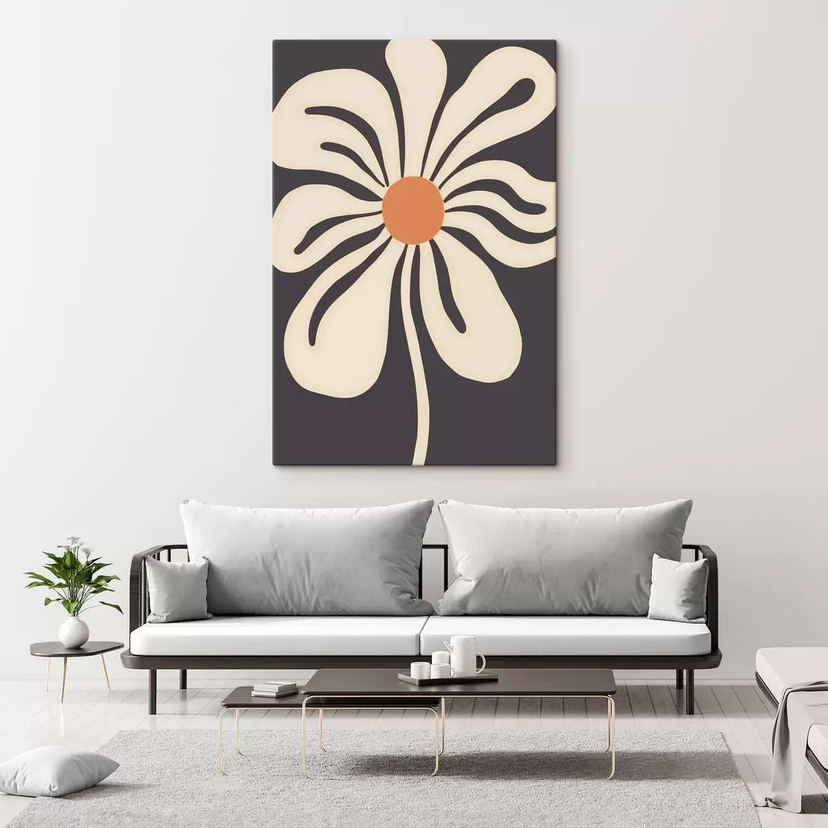 Glezna Stilizēts zieds s45150