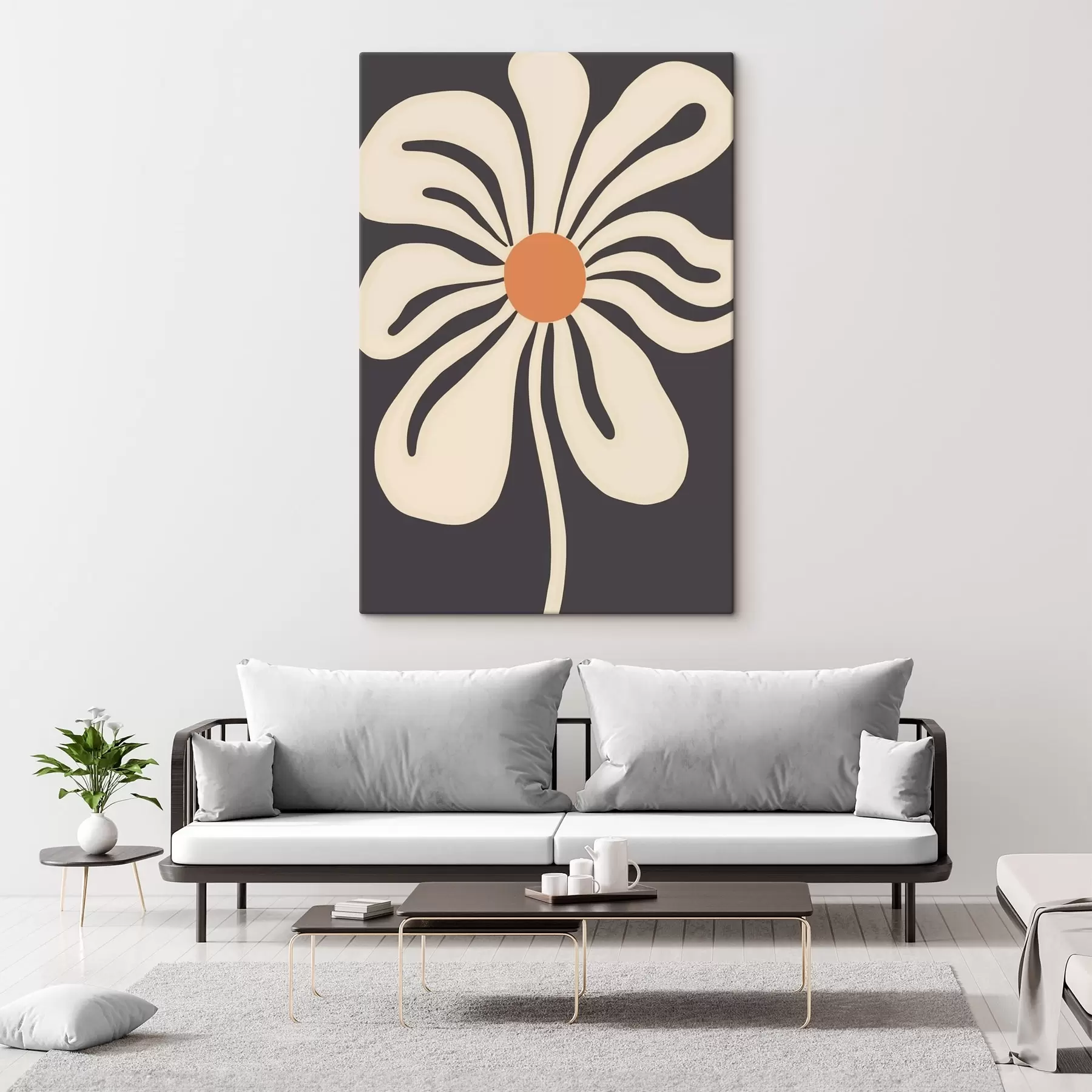 Glezna Stilizēts zieds s45150