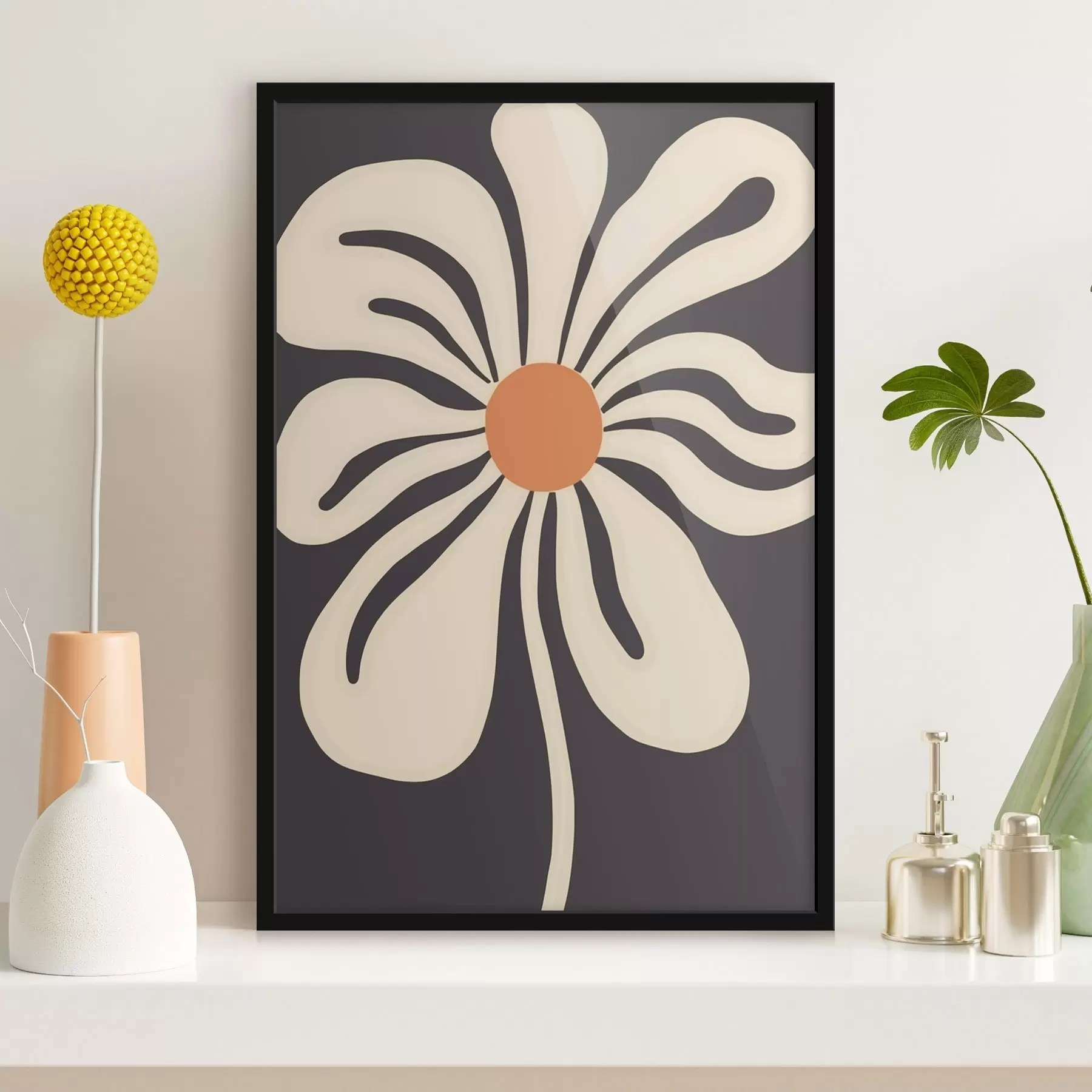 Fototapetes Stilizēts zieds f45150