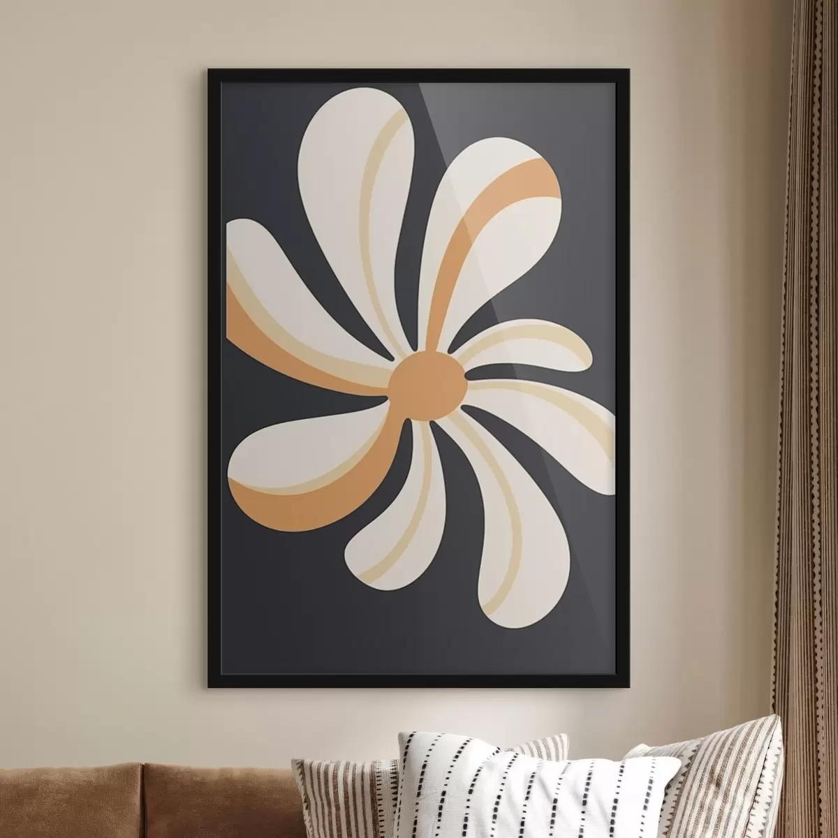 Plakāts Stilizēts zieds f45151