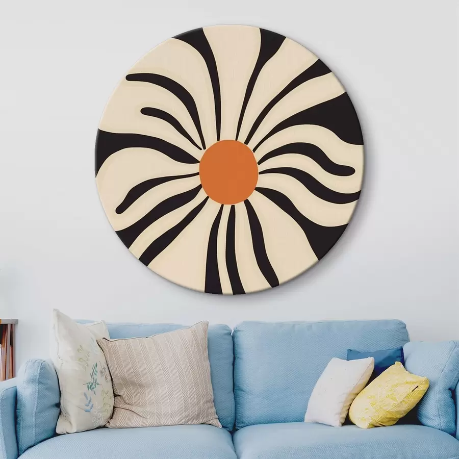 Glezna Stilizēts zieds r45150