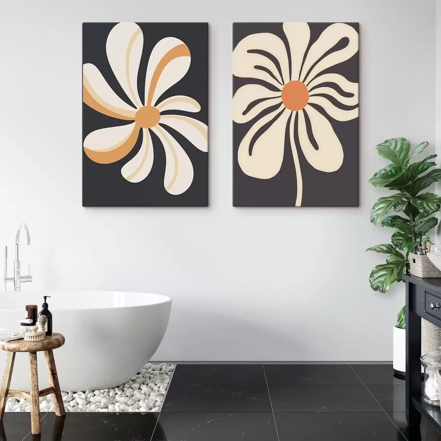 Glezna Grafiskie ziedi m00512