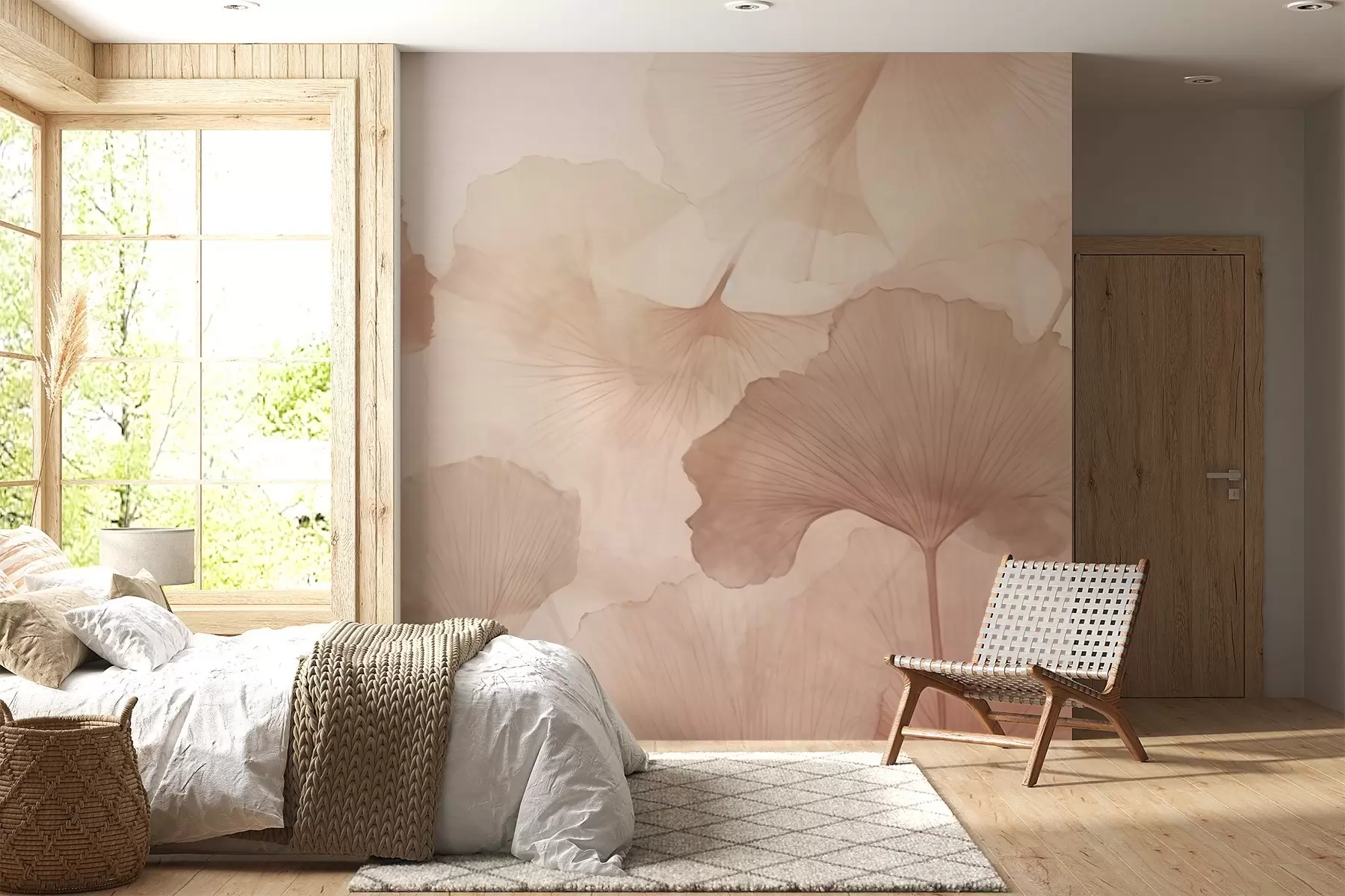 Fototapetes Ginkgo lapas w04280