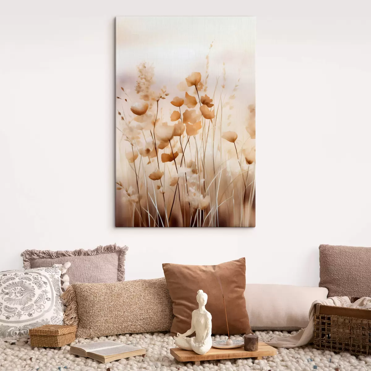 Glezna Abstrakti savvaļas ziedi s44413