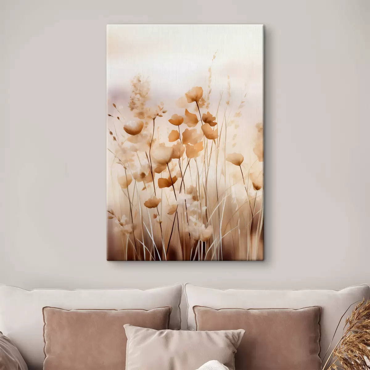 Glezna Abstrakti savvaļas ziedi s44413