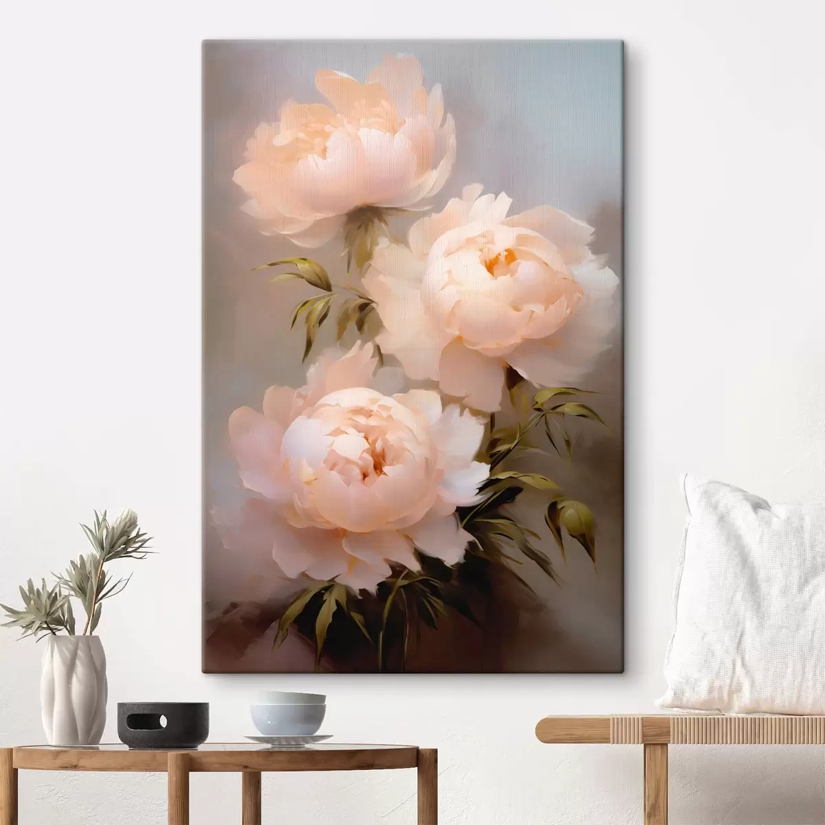 Glezna Peoniju pušķis s44414