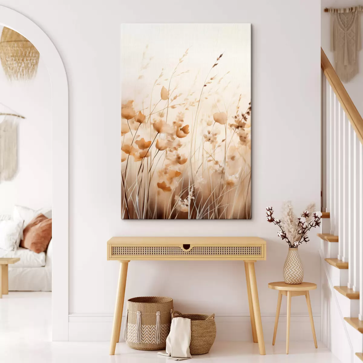 Glezna Abstrakti savvaļas ziedi s45063