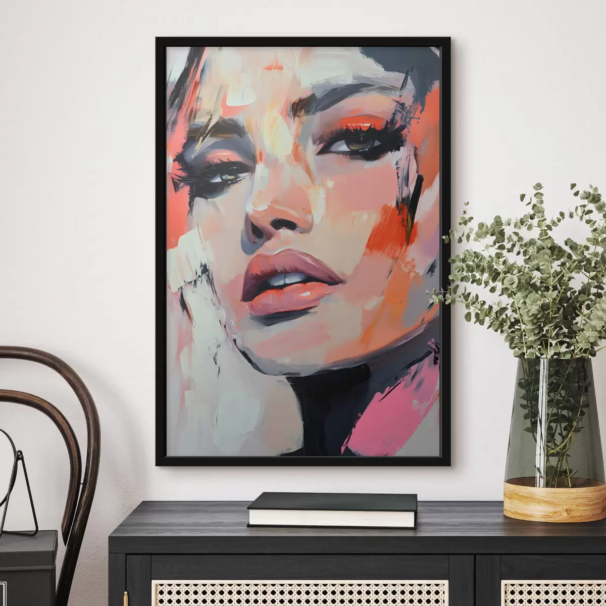 Plakāts Sievietes portrets f45135