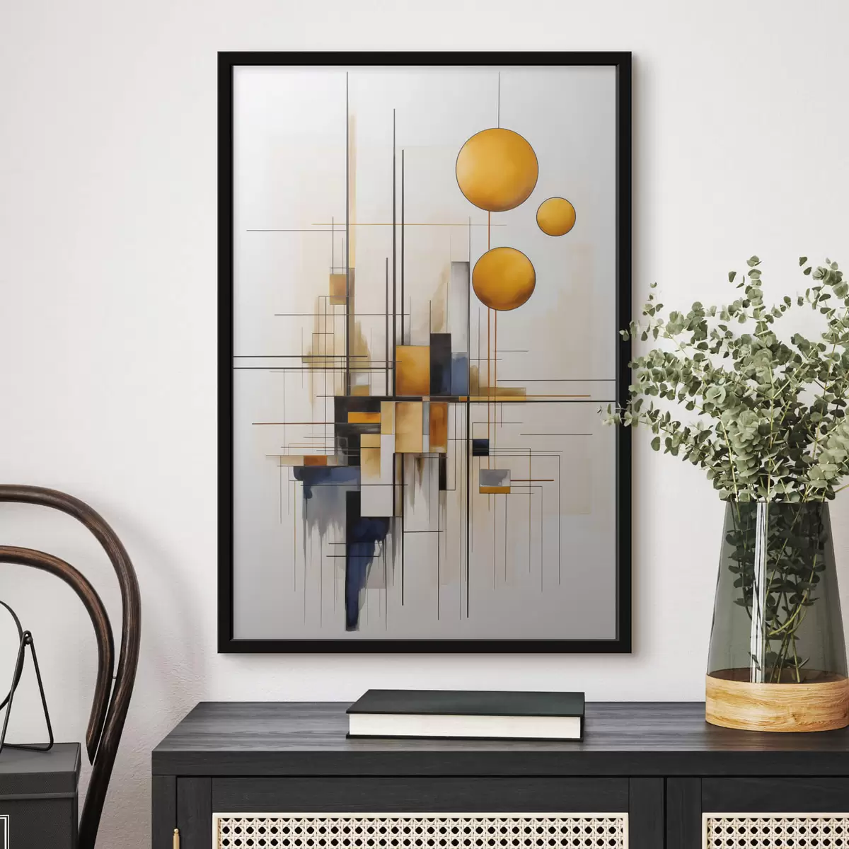 Plakāts Ģeometriskā abstrakcija f45159