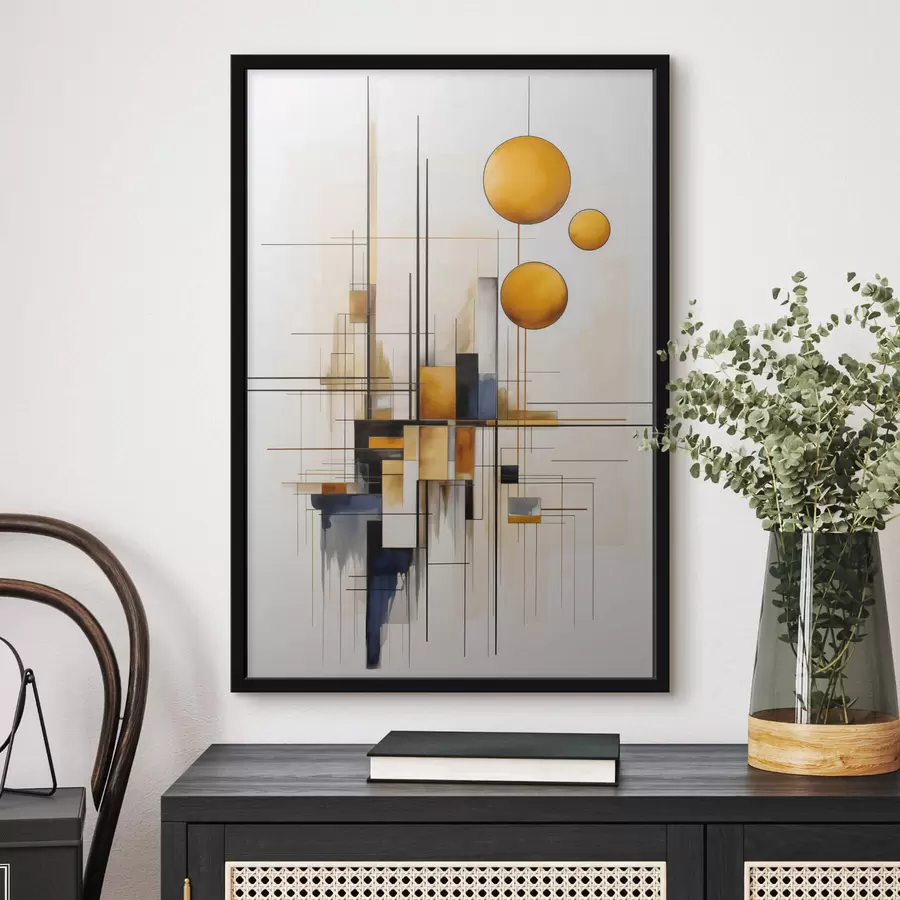 Glezna Ģeometriskā abstrakcija f45159