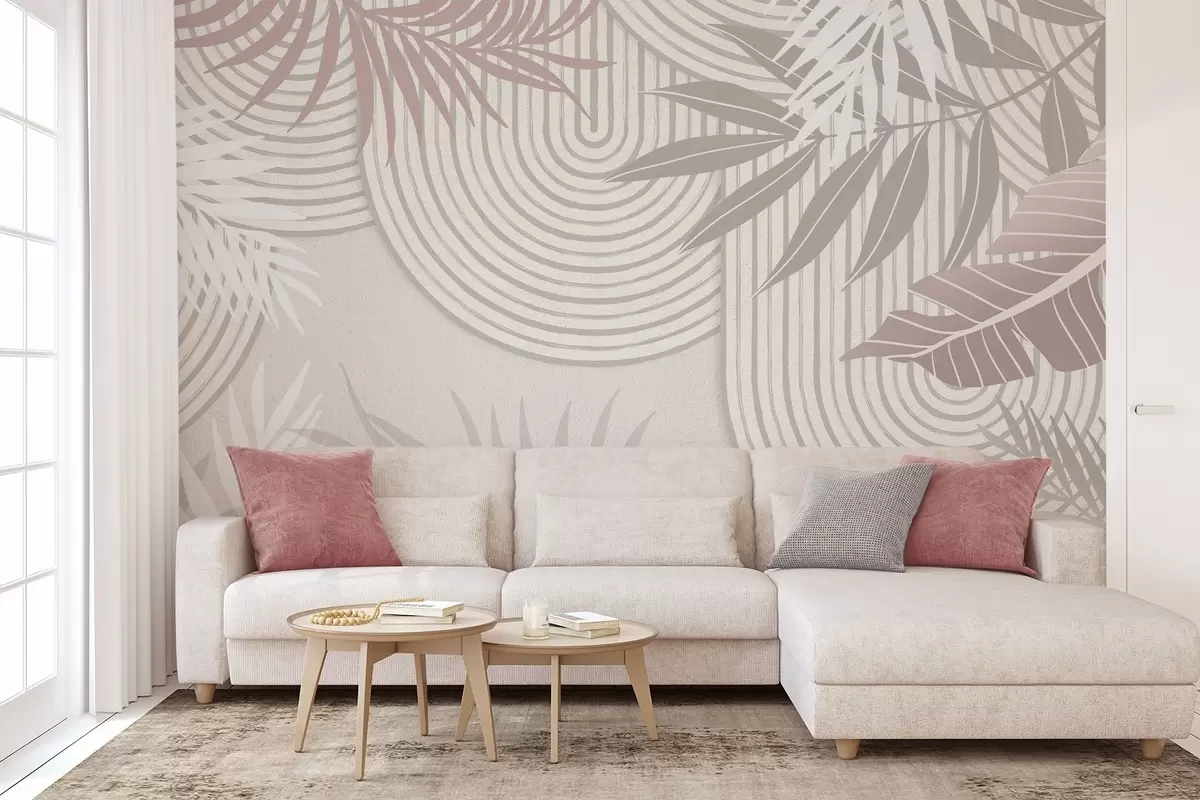 Fototapetes Abstrakcija ar augu zariem w04295v2