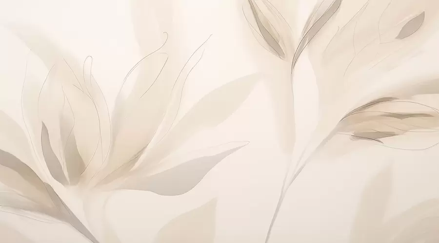 Fototapetes Vieglas abstraktas lapas w04243