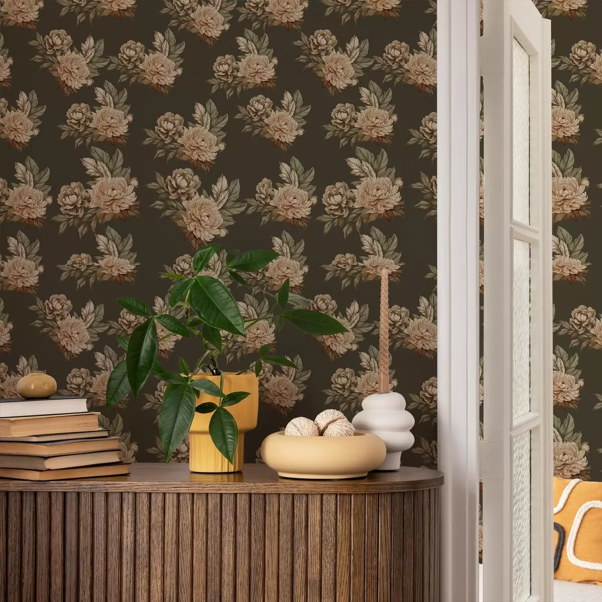 Tapetes Retro rozes a00419