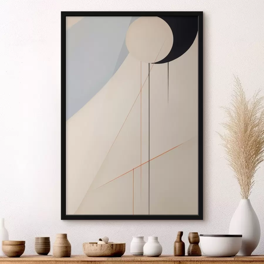 Glezna Ģeometriska minimālisma abstrakcija f45212