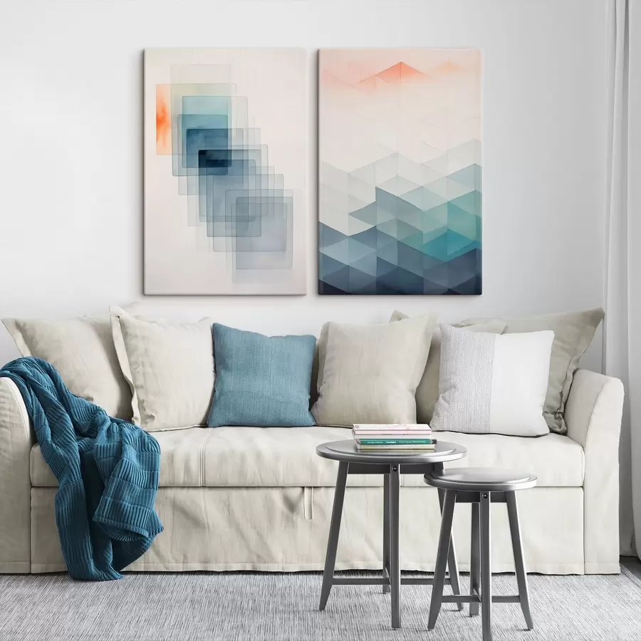 Glezna Mūsdienu ģeometriskā abstrakcija m00537