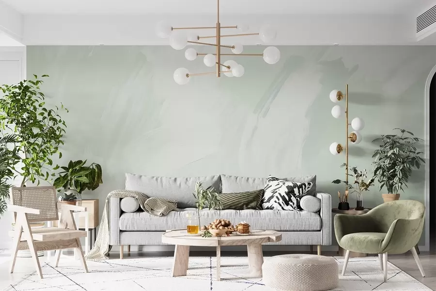 Fototapetes Abstraktie triepieni ar nodilušas tekstūras imitāciju w04291v1