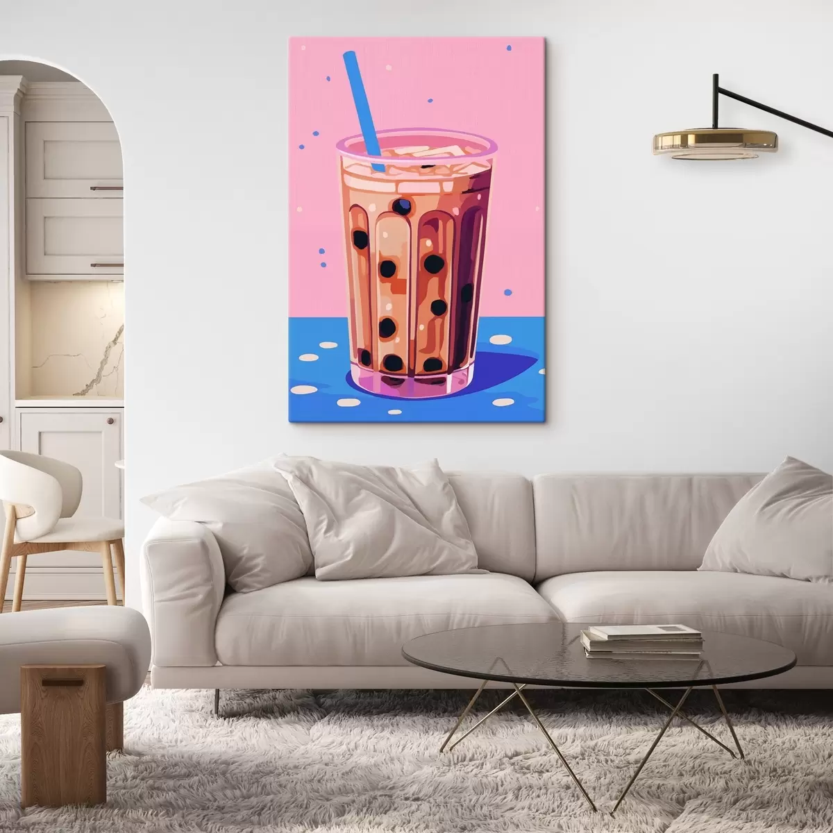 Glezna Glāzes ar burbuļtēju s45217