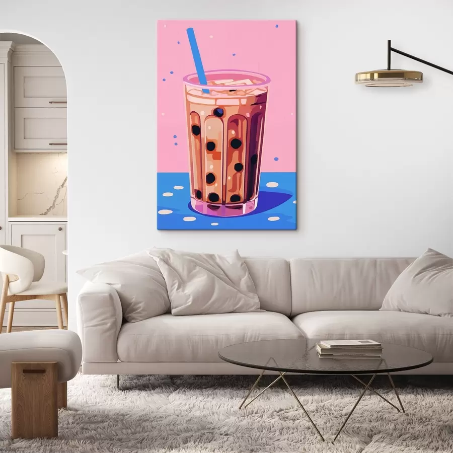 Glezna Glāzes ar burbuļtēju s45217