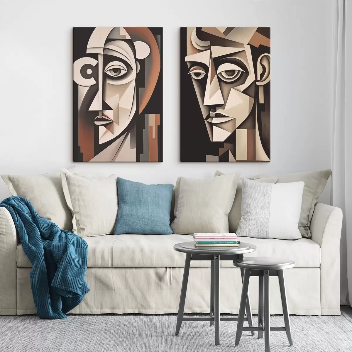 Glezna Abstraktie portreti kubisma stilā m00550