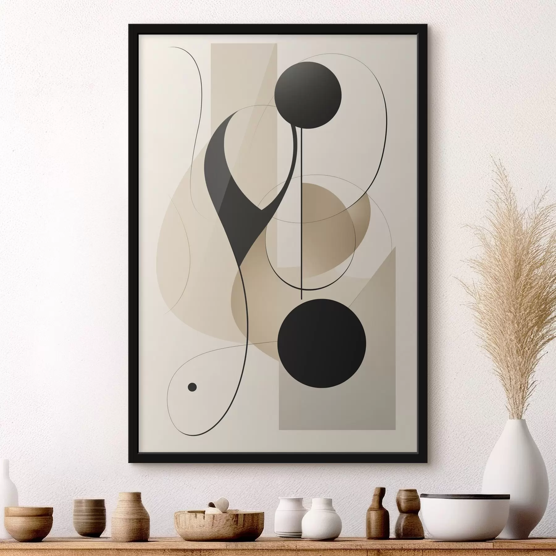 Fototapetes Abstraktas līknes un formas f45197