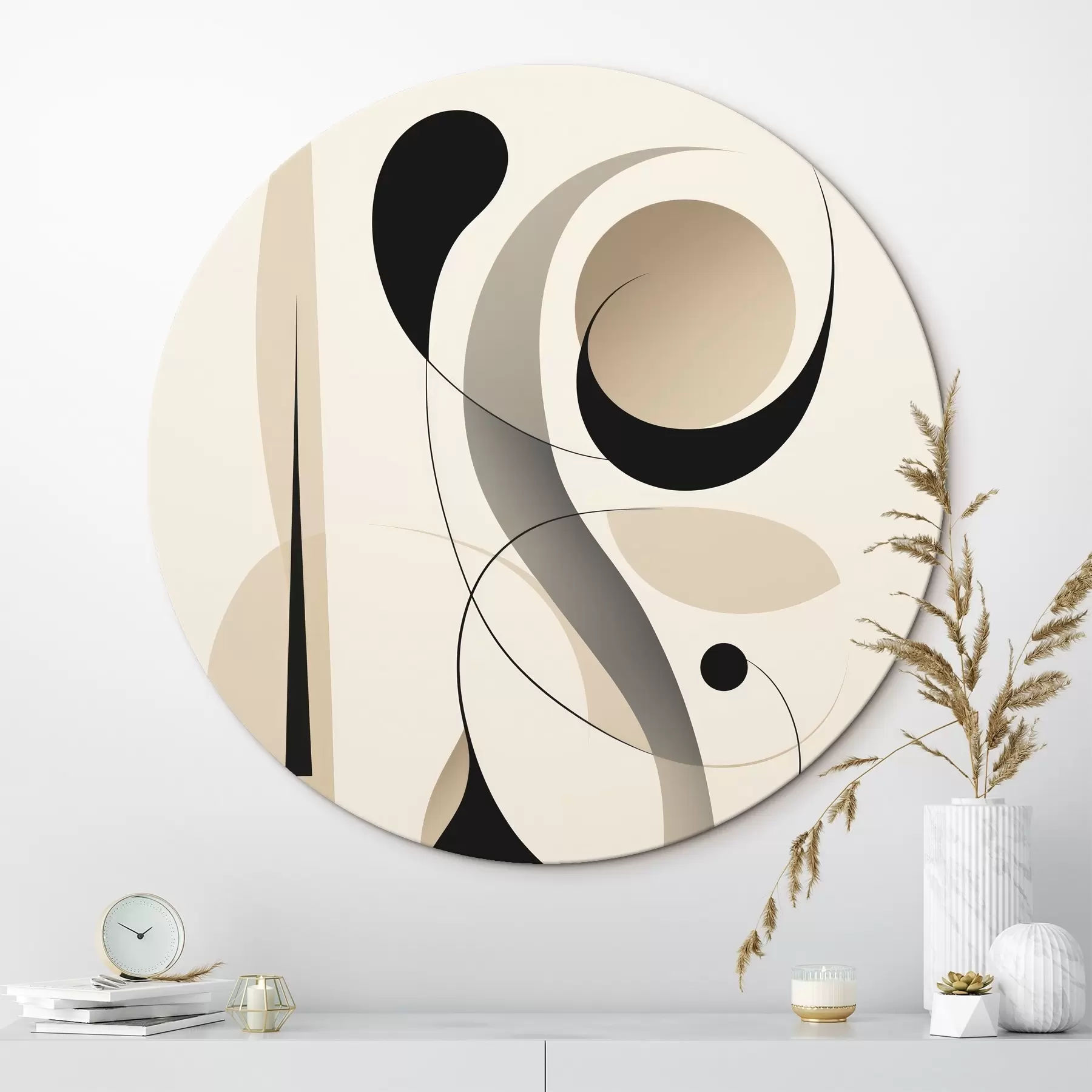 Glezna Minimālistiska ģeometriska kompozīcija r45198