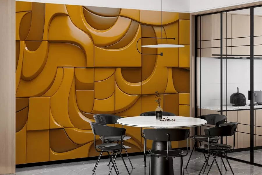 Fototapetes Gleznota reljefa siena w04321