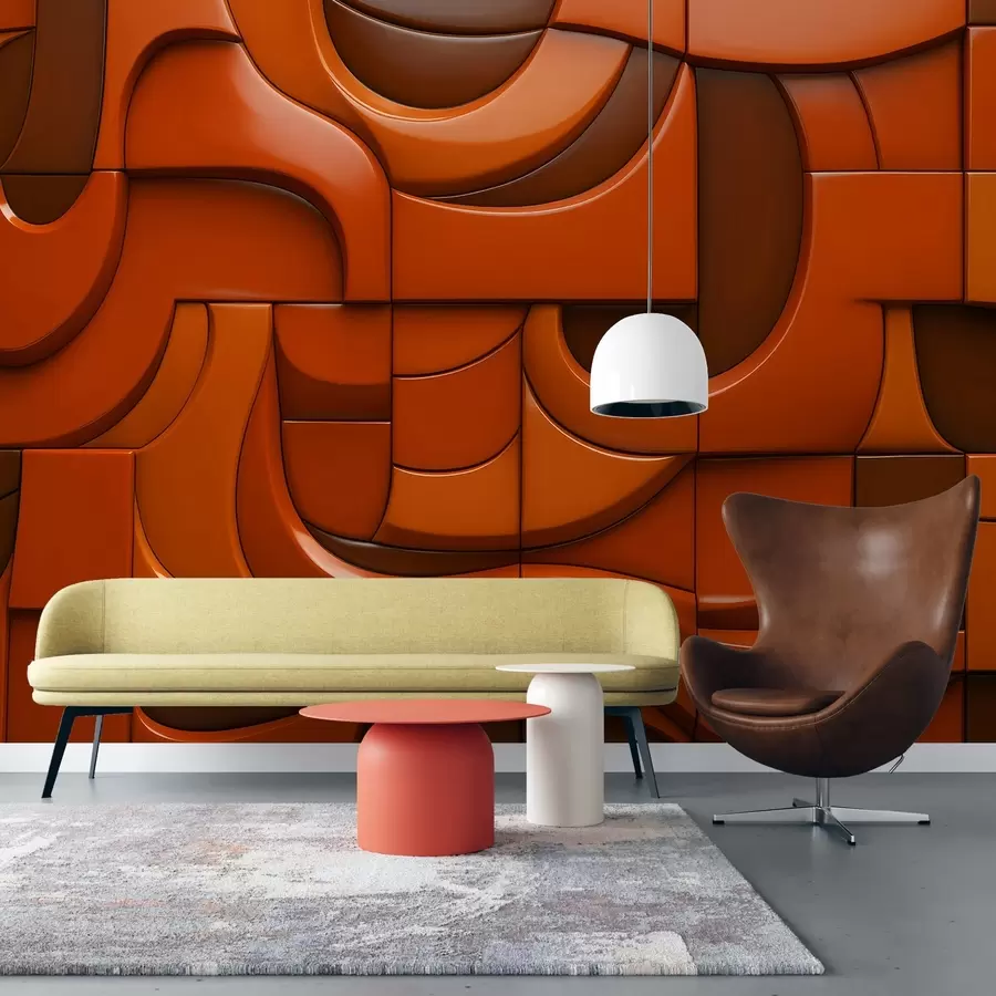 Fototapetes Gleznota reljefa siena w04321v1