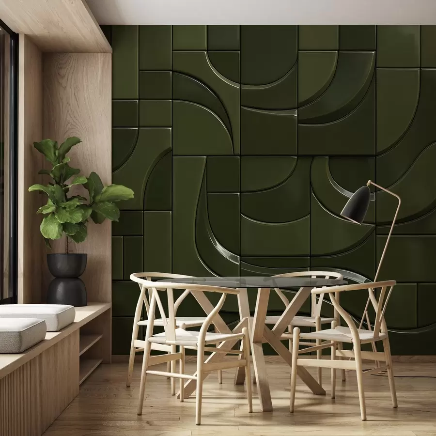 Fototapetes Spīdīgu paneļu imitācija w04325