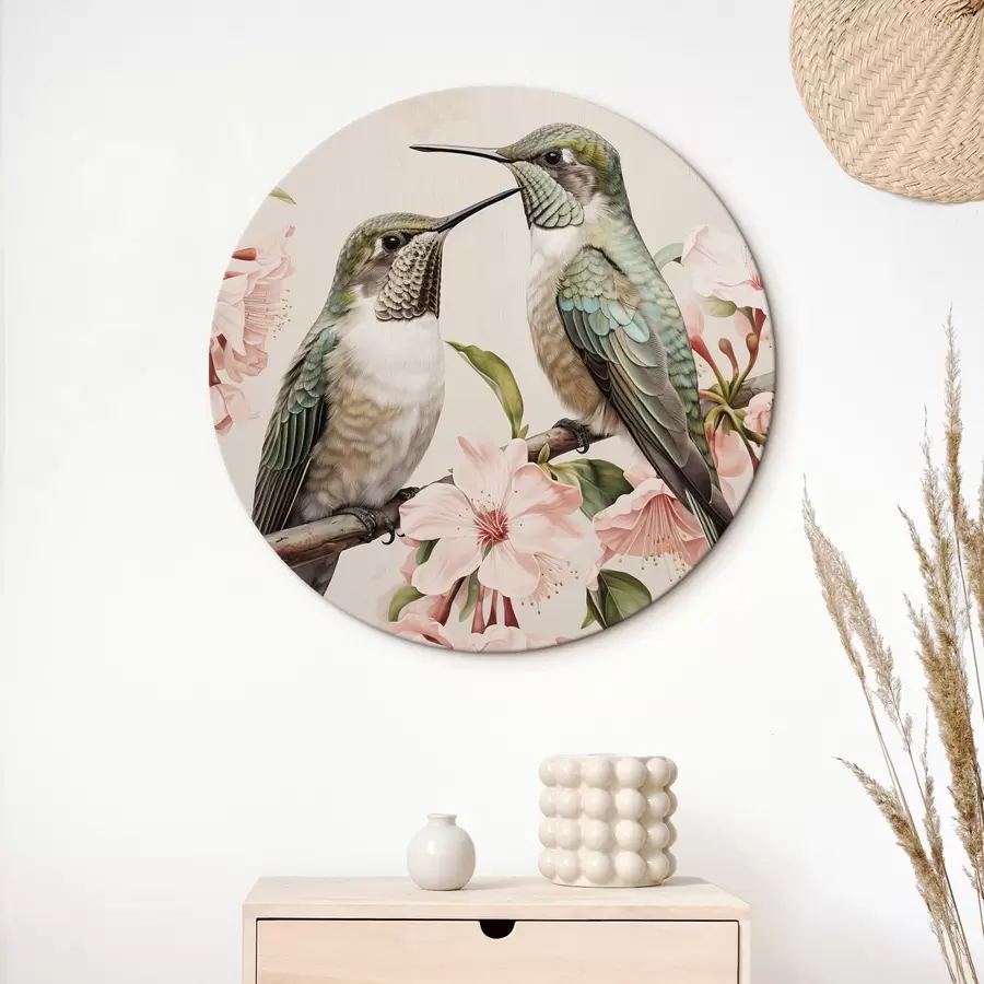 Glezna Putnu pāris uz zara r44550