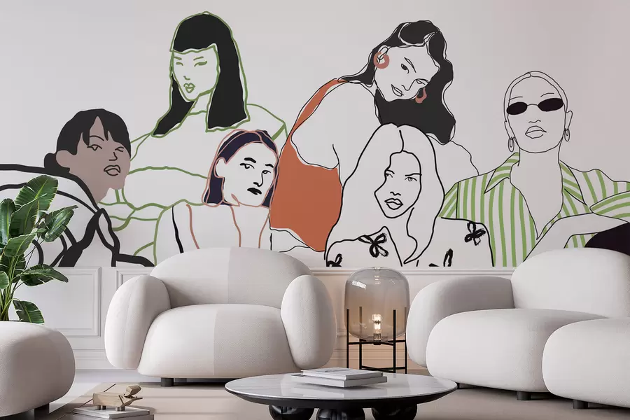 Fototapetes Meitenes w04359