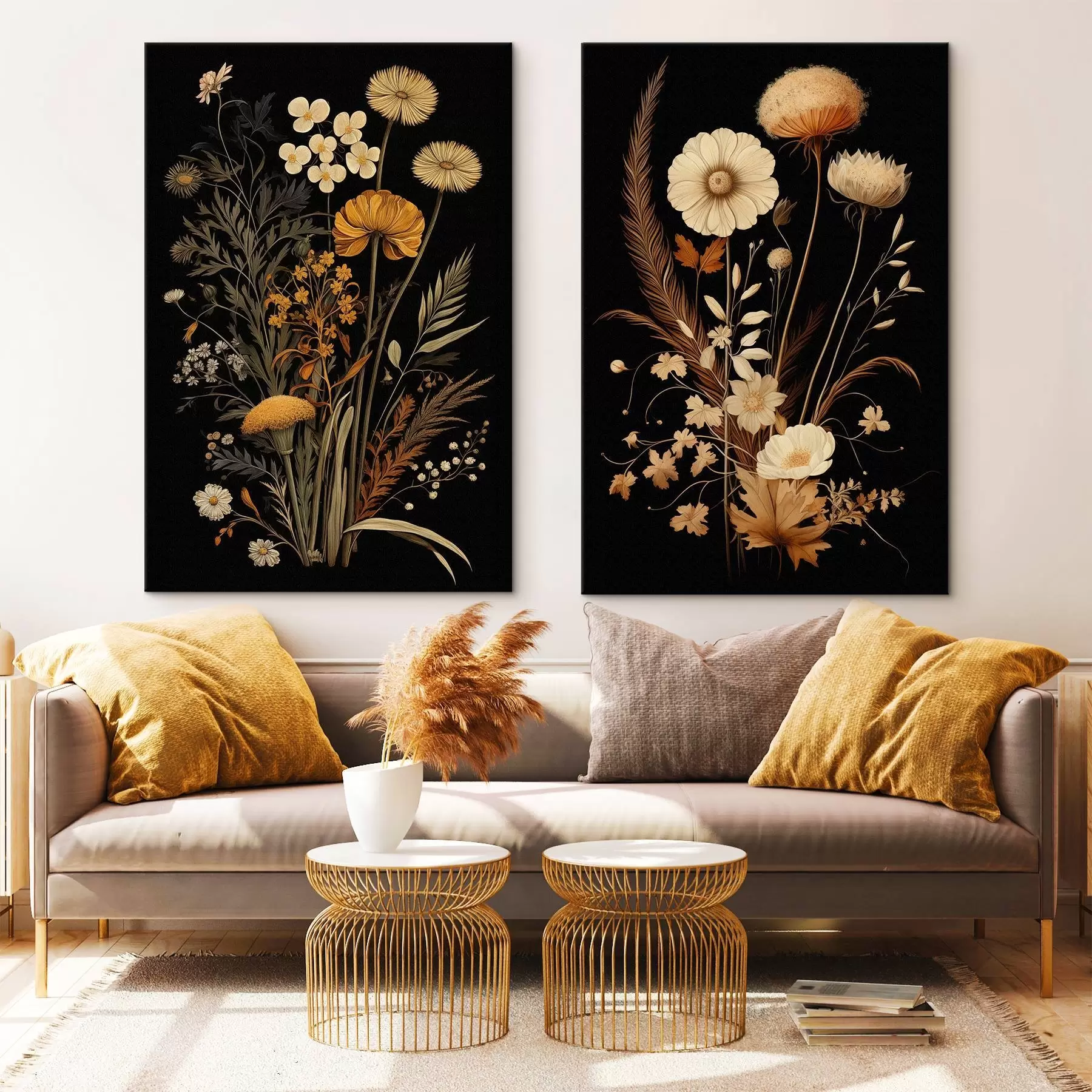 Glezna Gotikas ziedi m00552