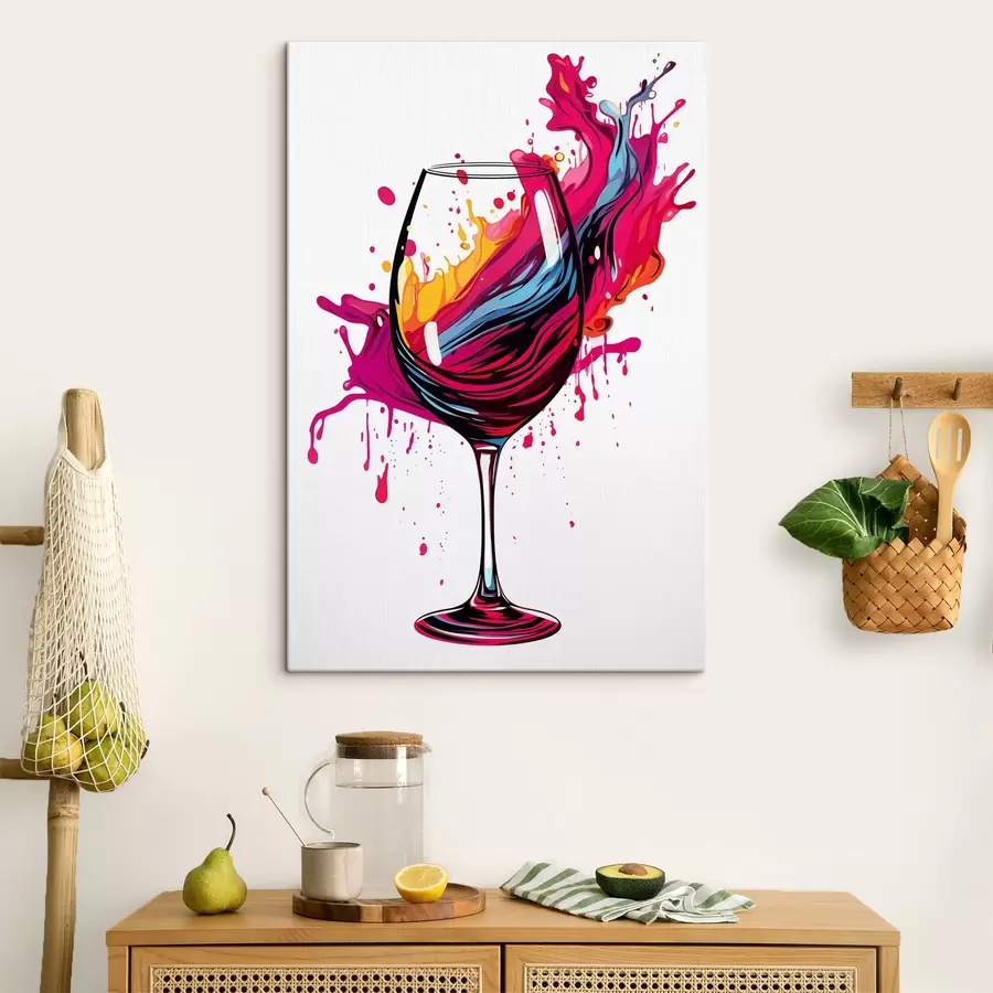 Glezna Glāze ar krāsām s45269