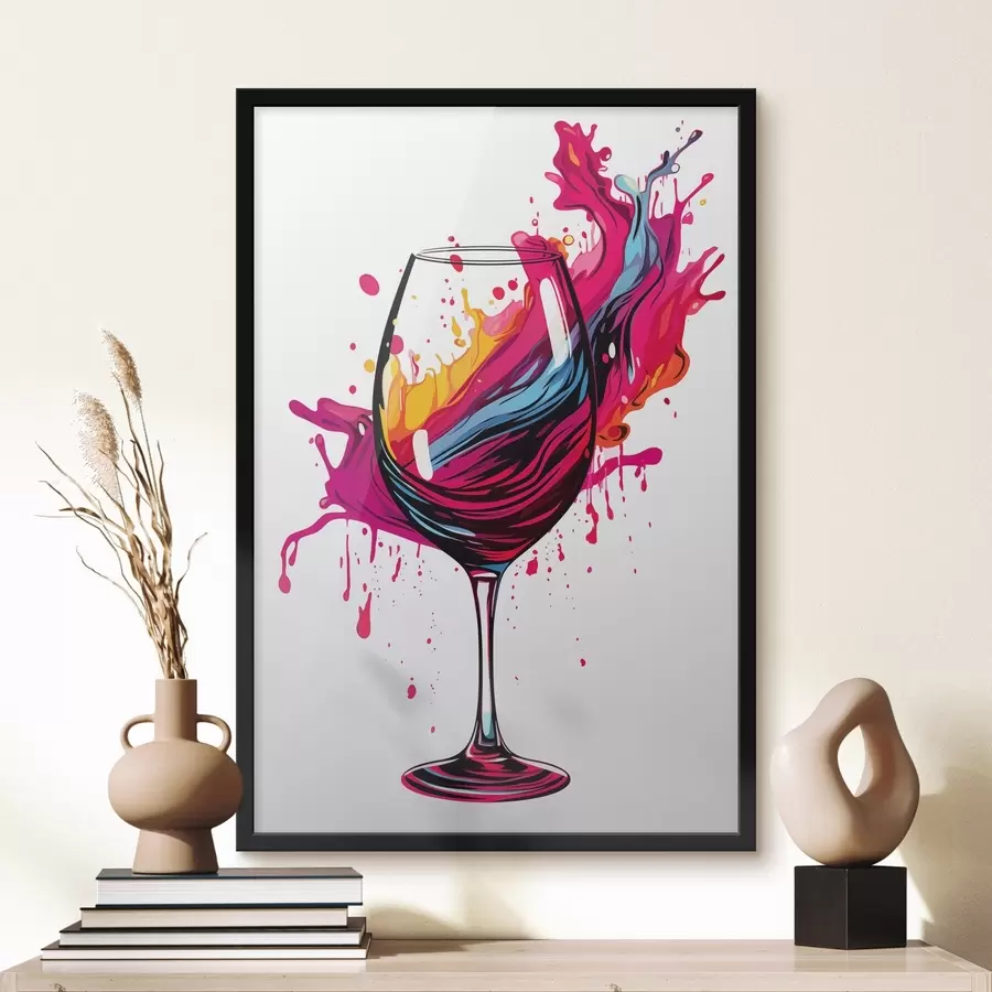 Fototapetes Glāze ar krāsām f45269