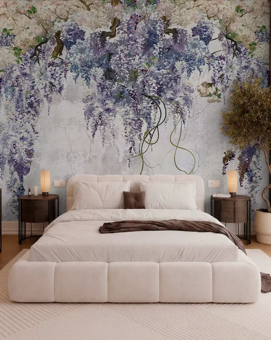 Fototapetes Ceriņu zari Boho u71720
