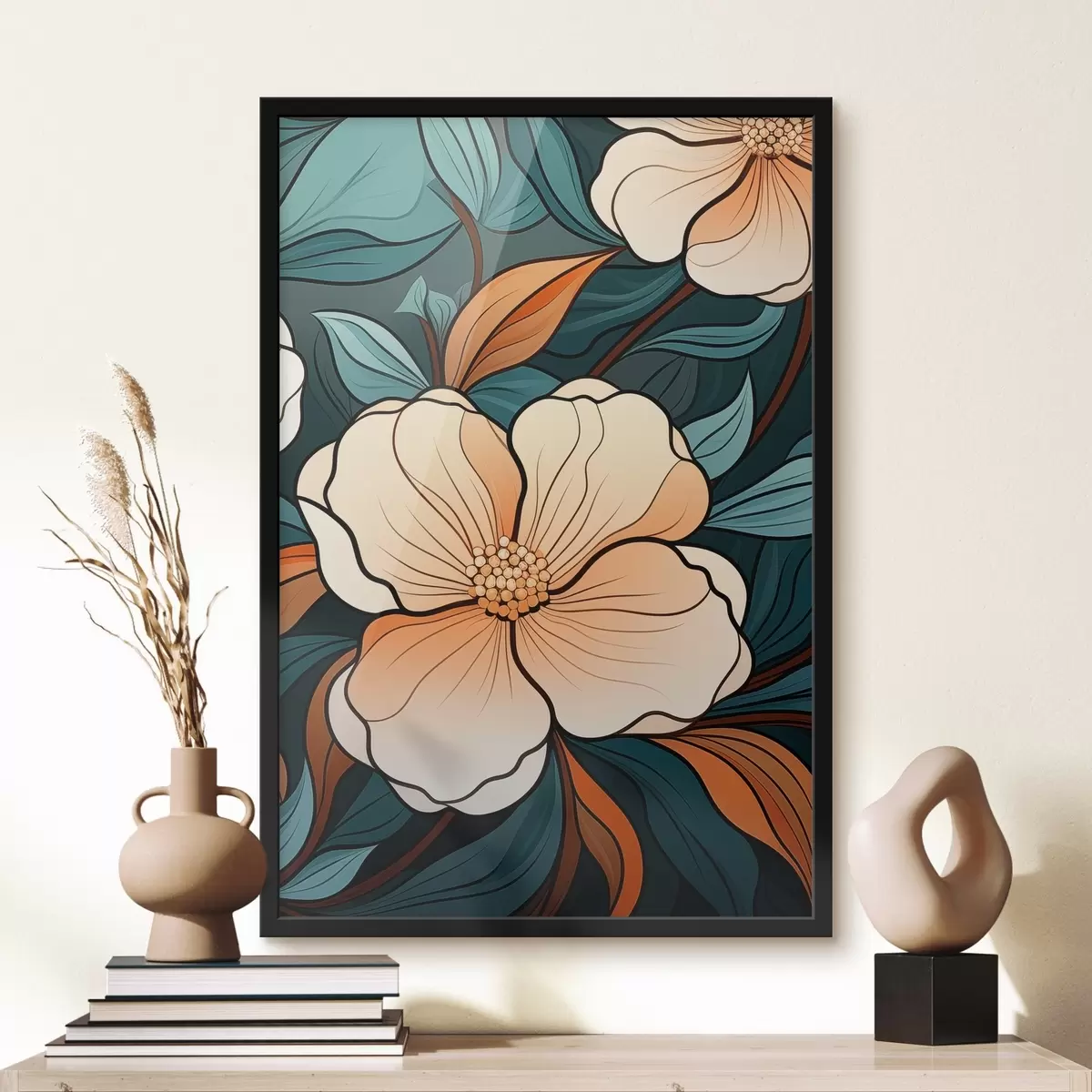 Plakāts Dažādi ziedi f45290