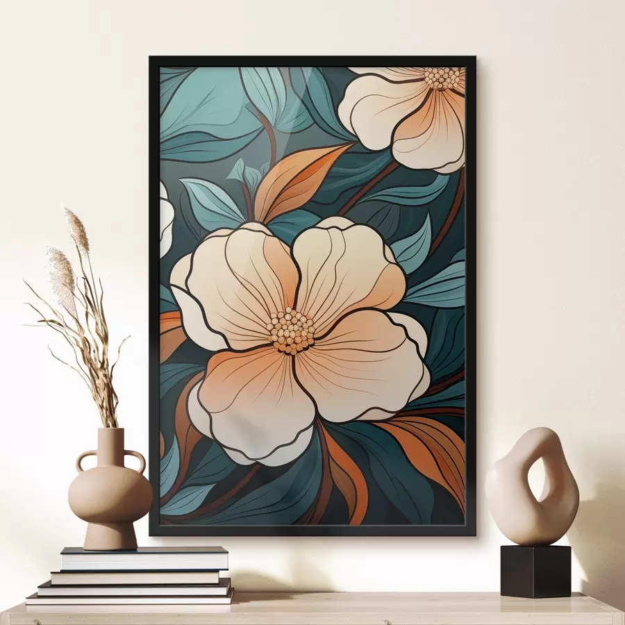 Fototapetes Dažādi ziedi f45290