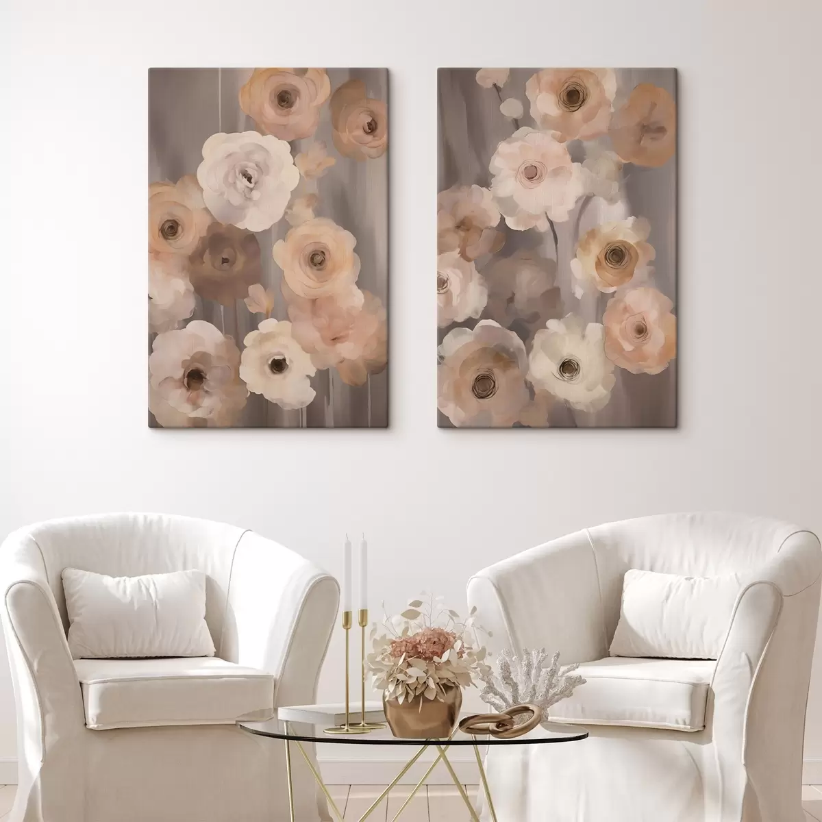 Glezna Abstrakti ziedi m00542