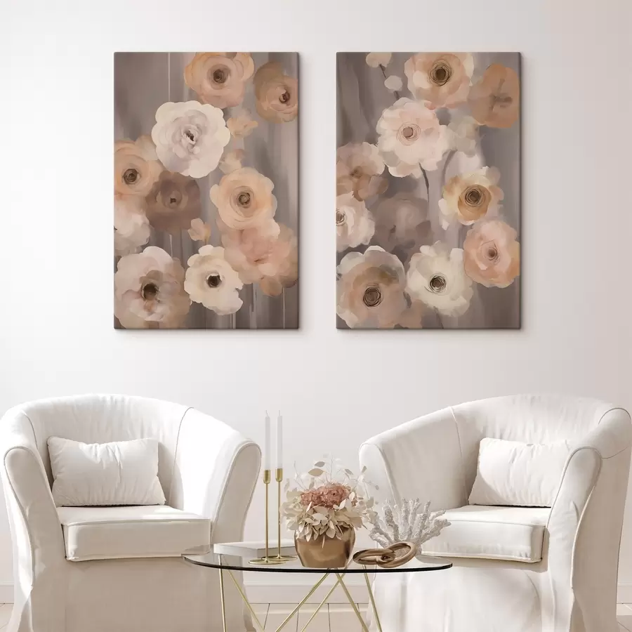 Glezna Abstrakti ziedi m00542