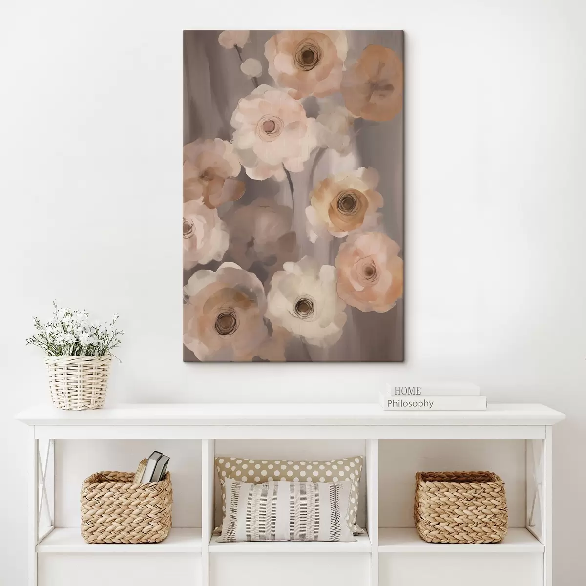 Glezna Abstrakti ziedi s45161