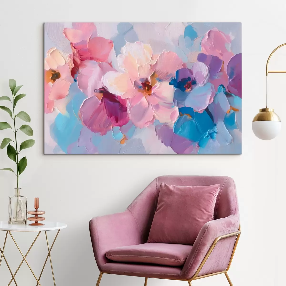 Glezna Abstrakti ziedi s45232