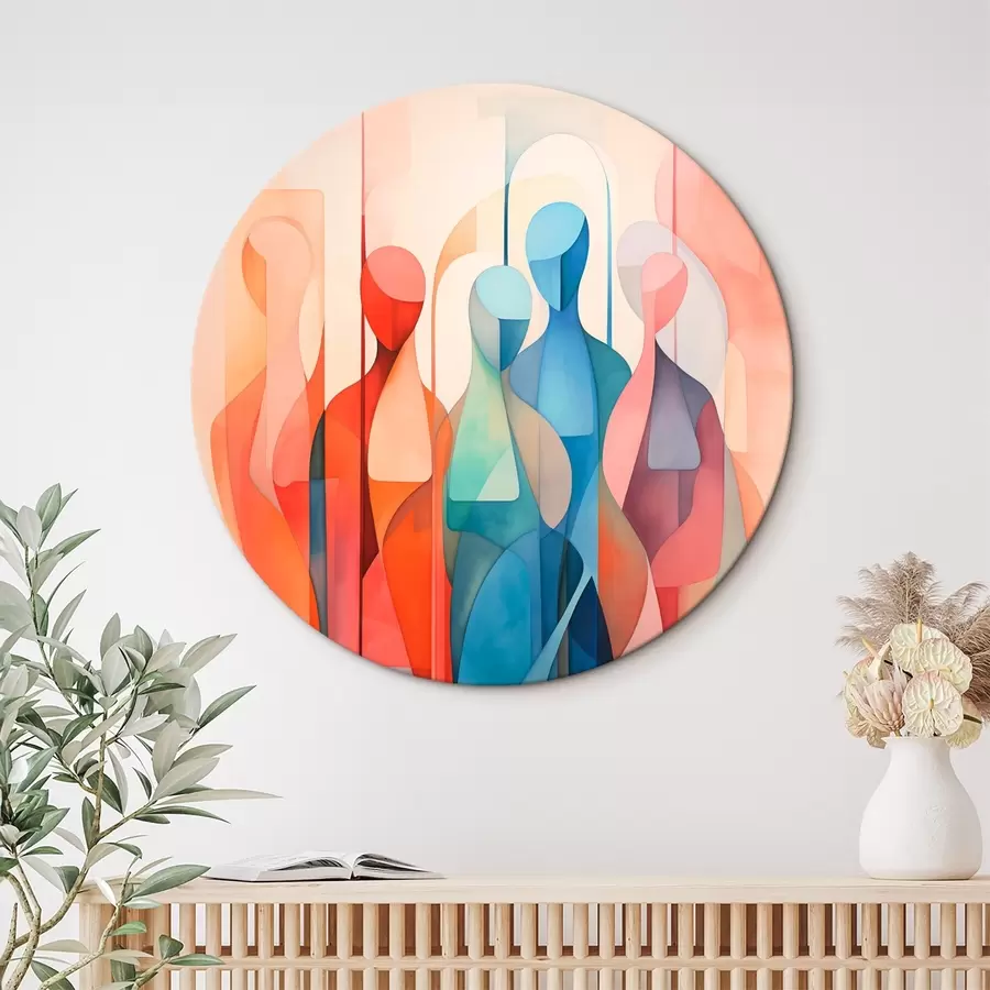 Glezna Abstrakti silueti r45237